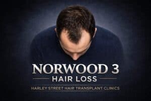 Norwood 3 scale hair loss