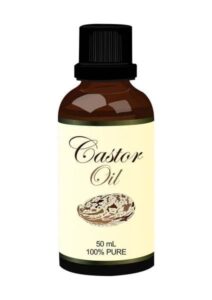 bottle of castor oil