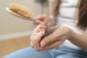hair loss in women on brush